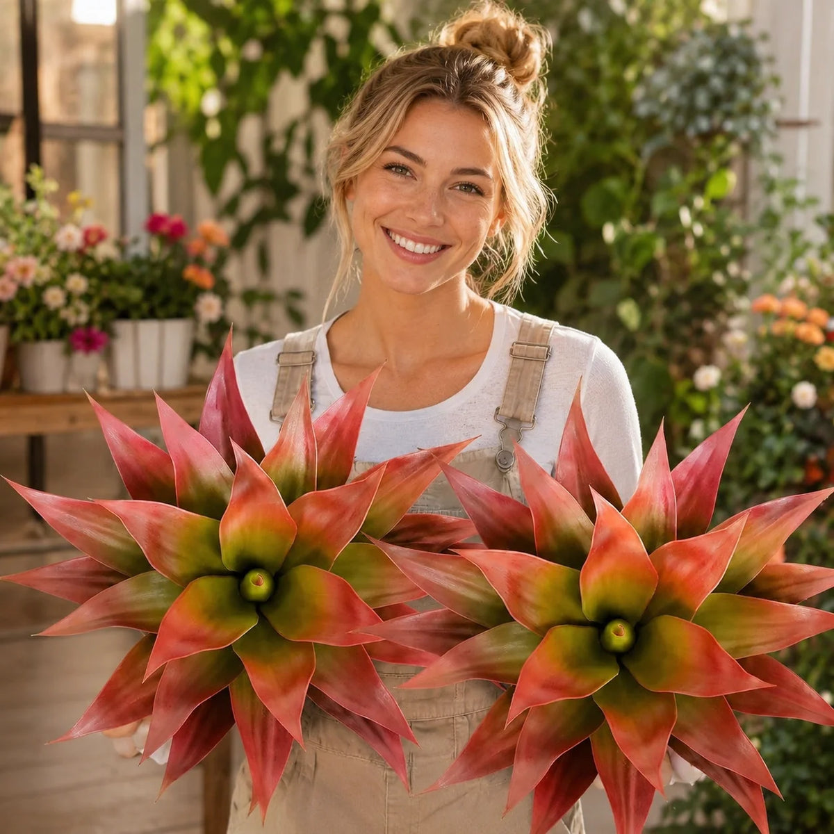 Olitree Artificial Agave Plants UV Resistant Succulents Set of 2