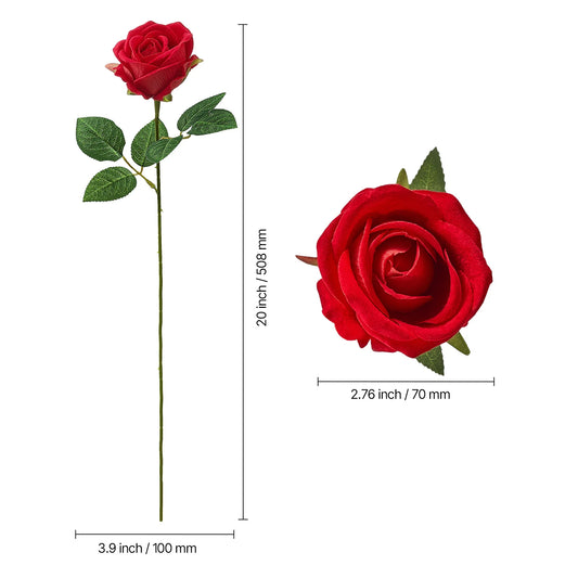 SucceBuy Artificial Foam Roses for Weddings and Home Decor