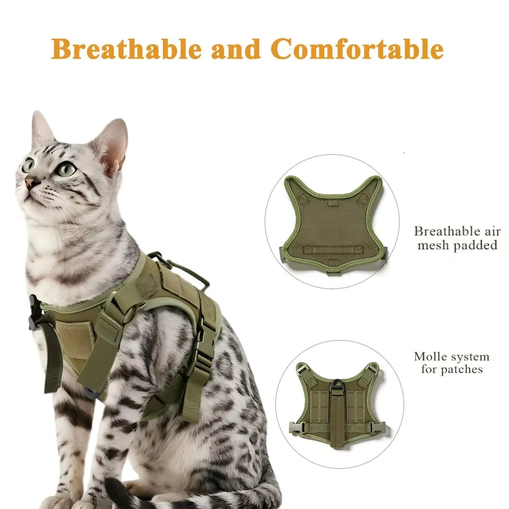 PETRAVEL Escape Proof Cat Harness Vest And Leash Set