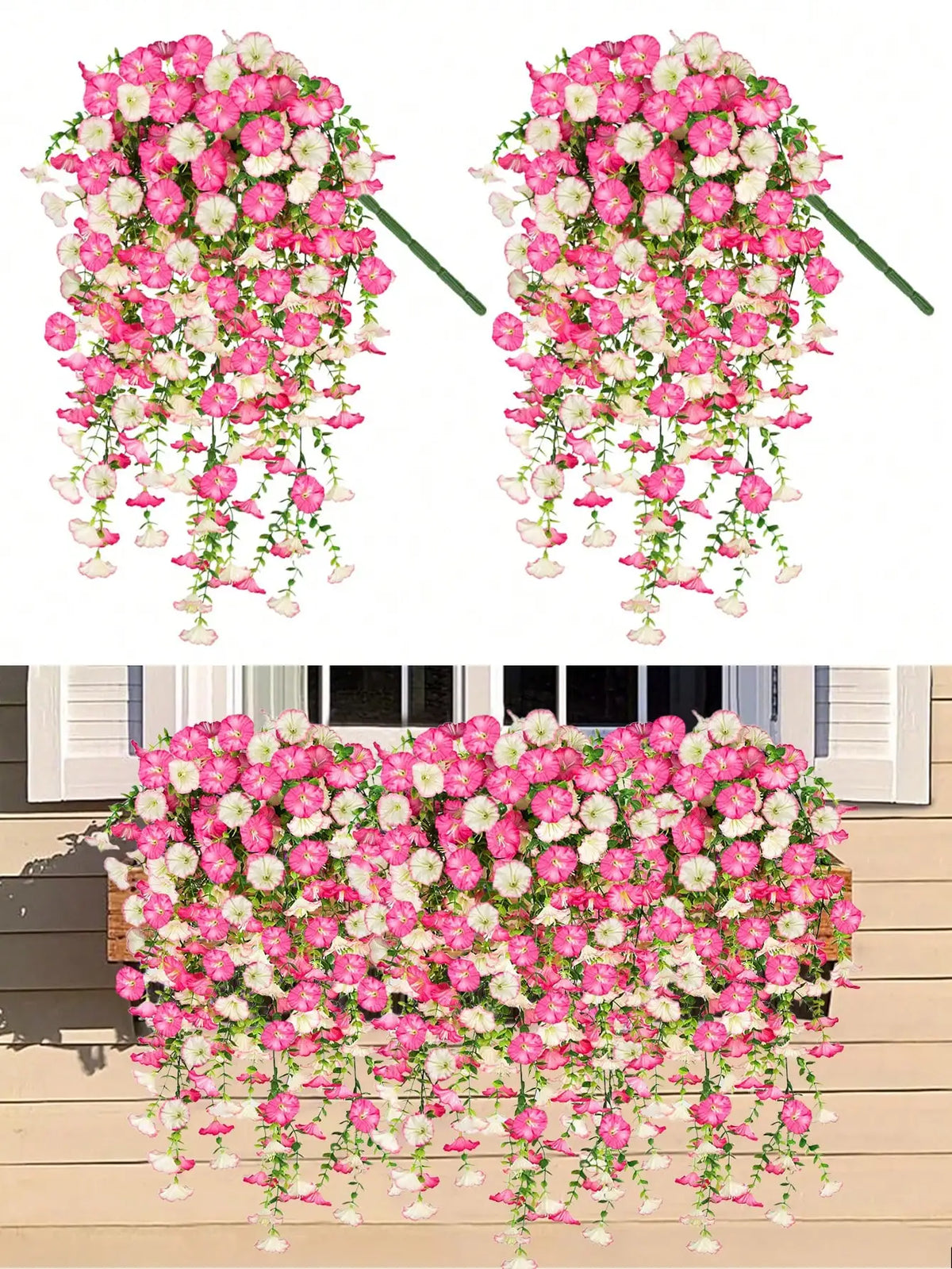 Artificial Eucalyptus Vine UV Resistant Greenery for Outdoor Home Decor