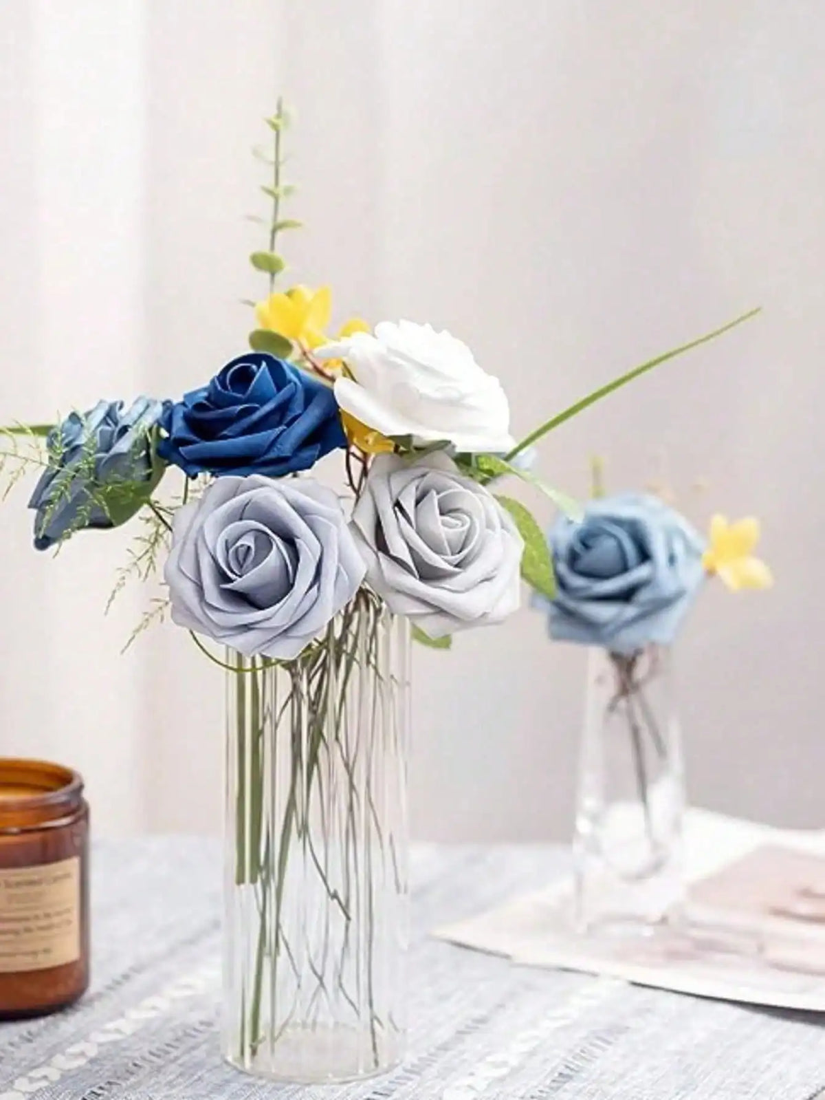 Artificial Foam Rose Flowers For Wedding Bouquets And Home Decor