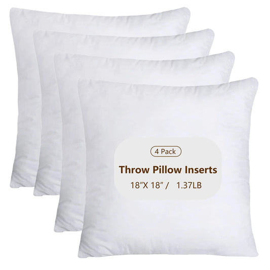 Decorative Throw Pillow Inserts For Beds And Couches