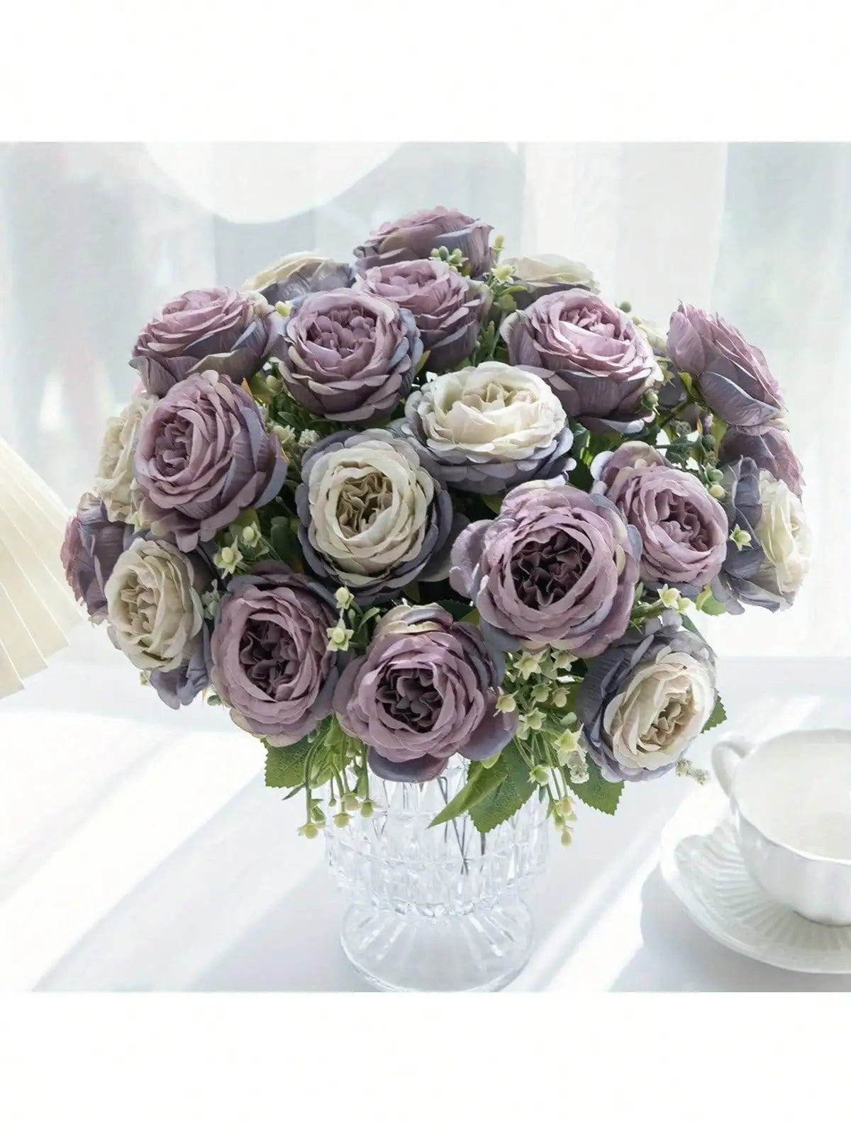 Artificial Peony Flowers UV Resistant Real Touch Wedding Decor