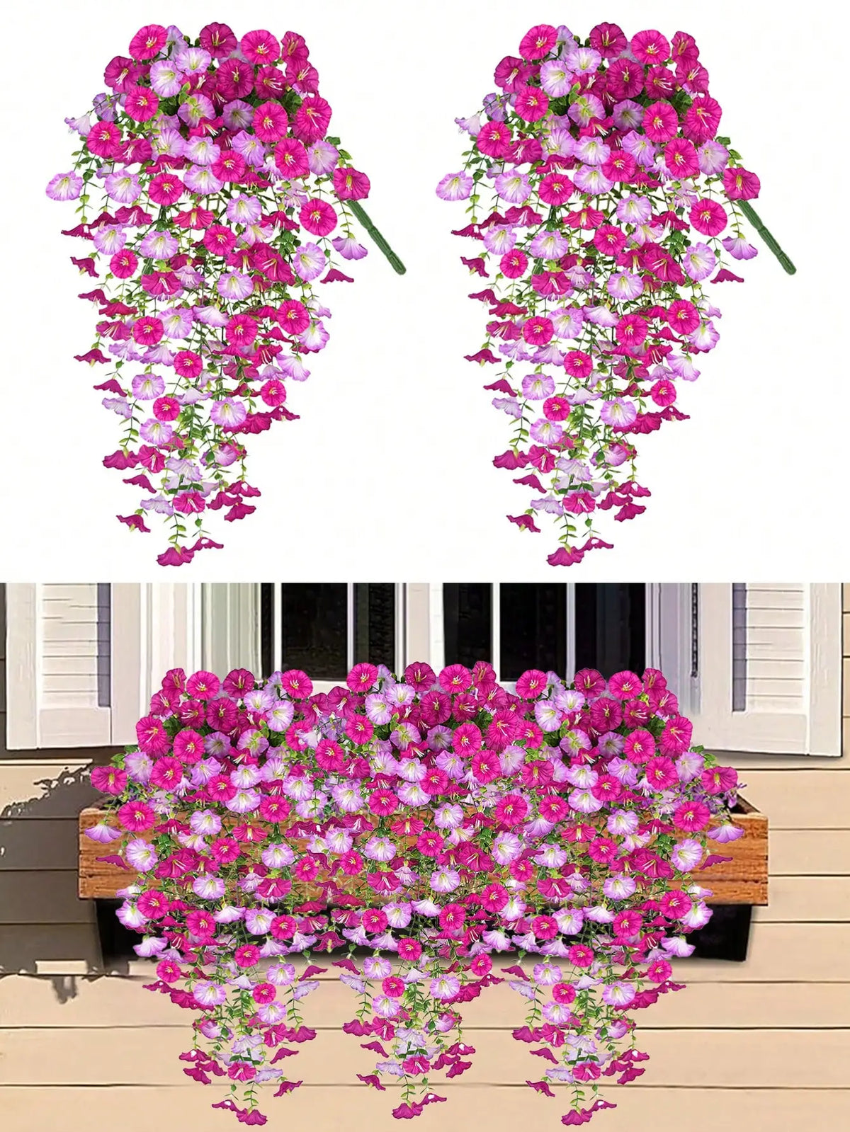 Artificial Eucalyptus Vine UV Resistant Greenery for Outdoor Home Decor