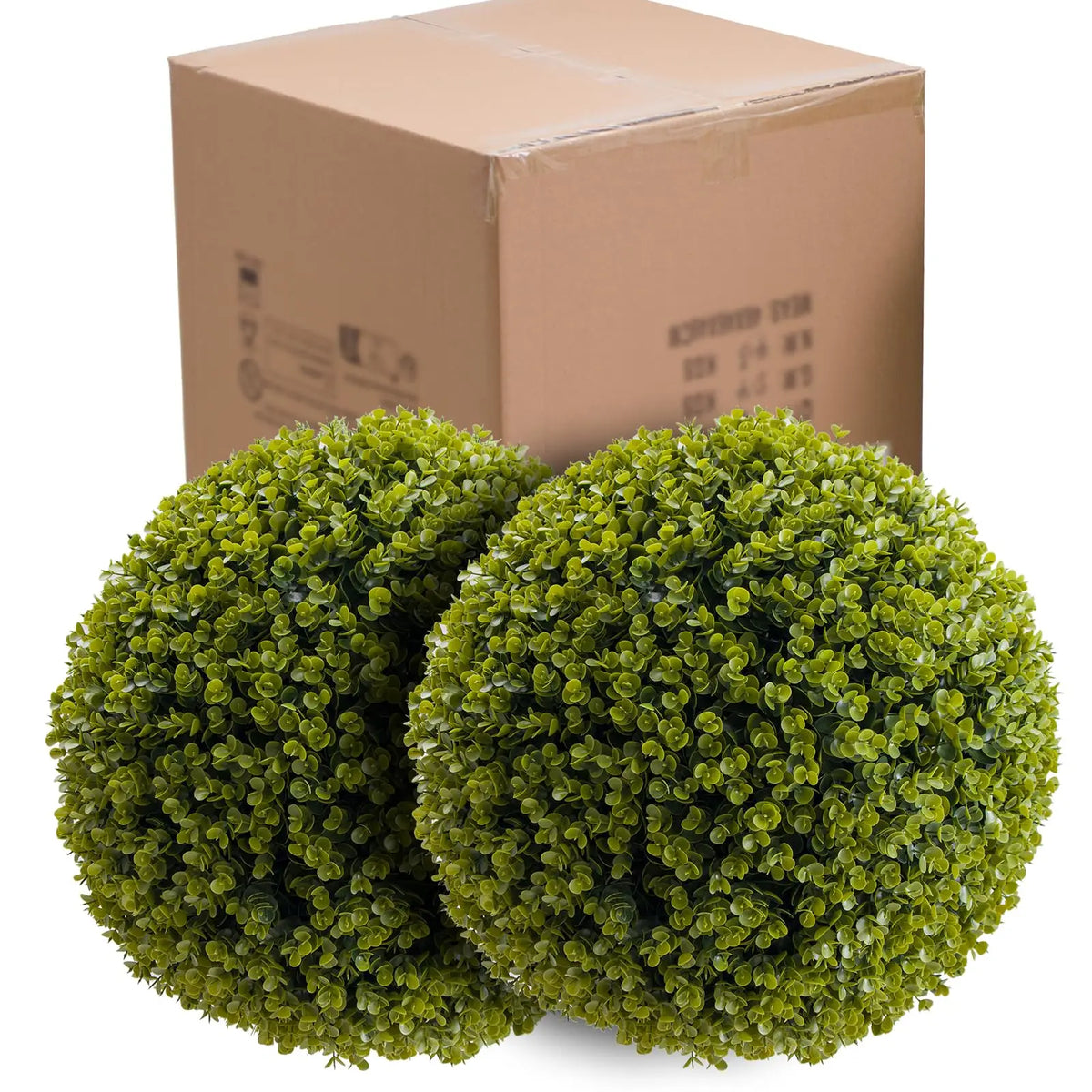 Studyset Artificial Cedar Topiary Balls for Outdoor Home Decor