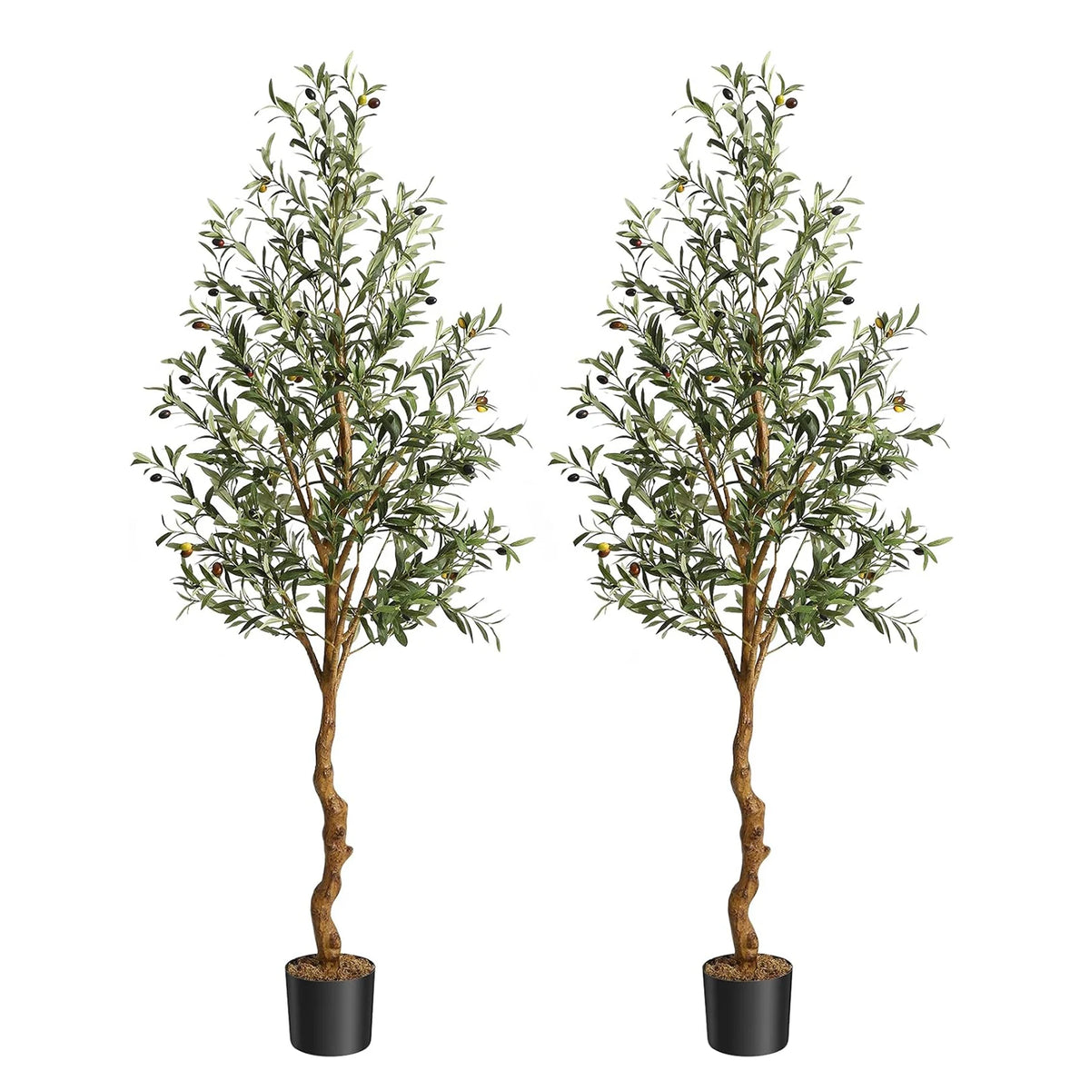 HiMISS Artificial Olive Tree for Home and Garden Decor