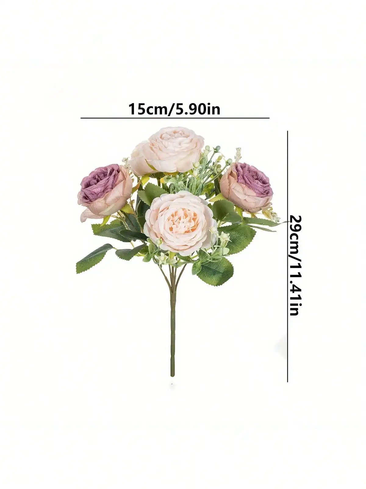 Artificial Peony Flowers UV Resistant Real Touch Wedding Decor