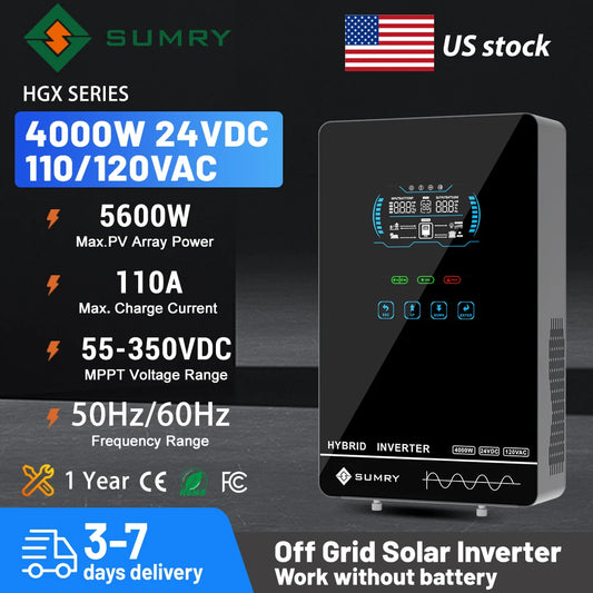 SUMRY Hybrid Off Grid Solar Inverter With MPPT Charger