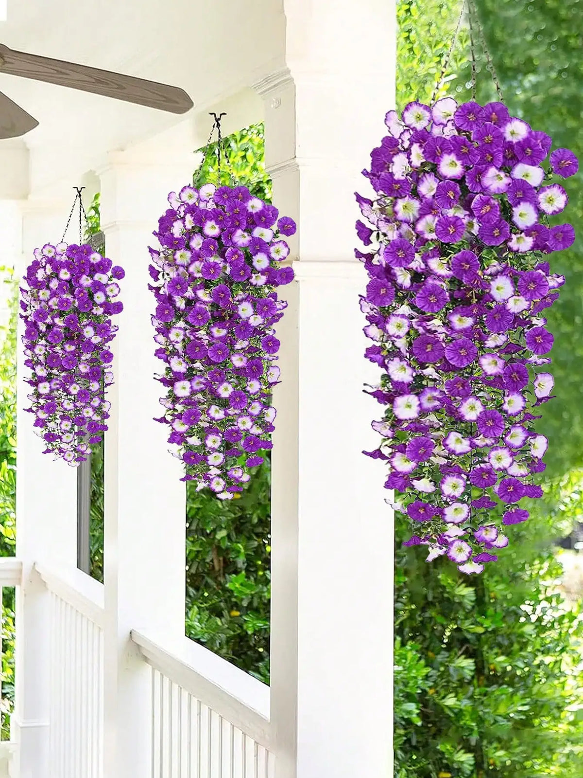 Artificial Eucalyptus Vine UV Resistant Greenery for Outdoor Home Decor