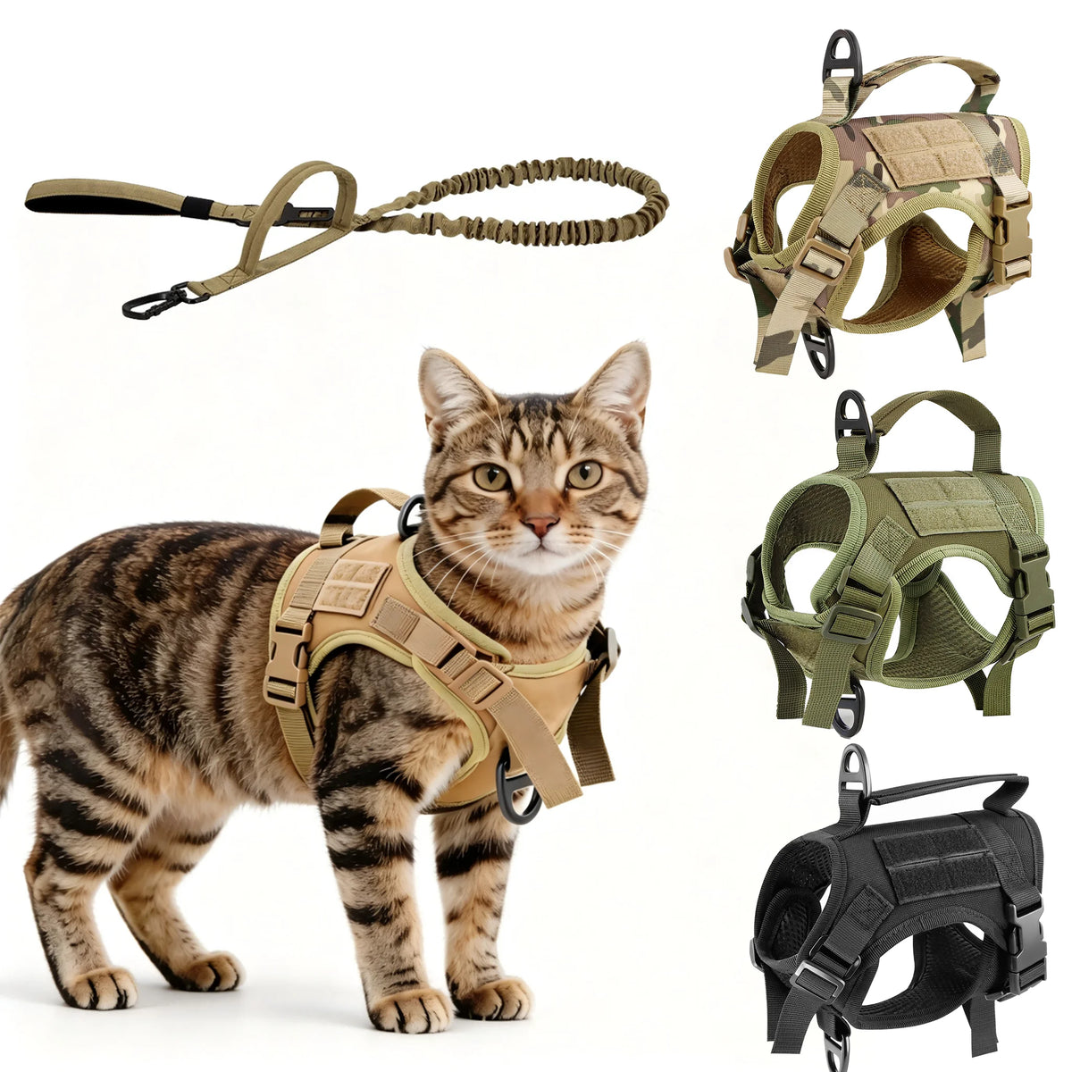 PETRAVEL Escape Proof Cat Harness Vest And Leash Set